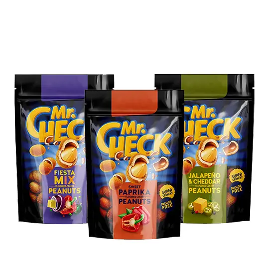 Orzechy w skorupkach Mr.Check 150g – różne smaki