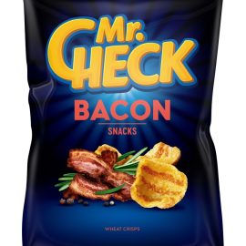 Mr.Check bacon taste wheat chips, 90g.
