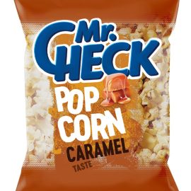 Mr.Check karamelizuoti spraginti kukurūzai maišelyje, 200g.