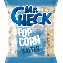 Mr.Check popcorn with salt in a bag, 150g.