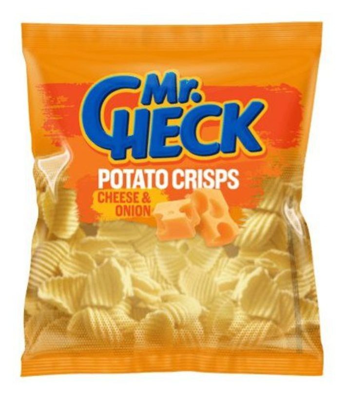 Chips di patate Mr.Check al gusto formaggio e cipolla, 300 g