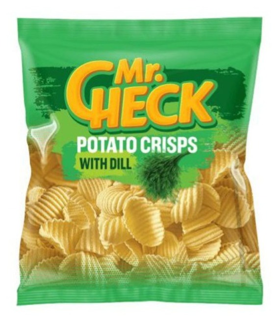 Bulvių traškučiai su krapais Mr.Check, 300 g
