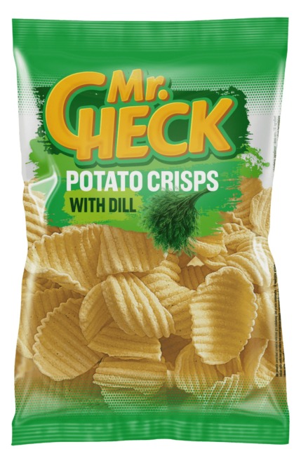 Bulvių traškučiai su krapais Mr.Check, 150 g