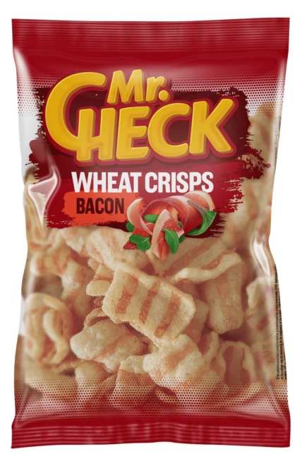 Kvietiniai traškučiai kumpio skonio Mr.Check, 90 g