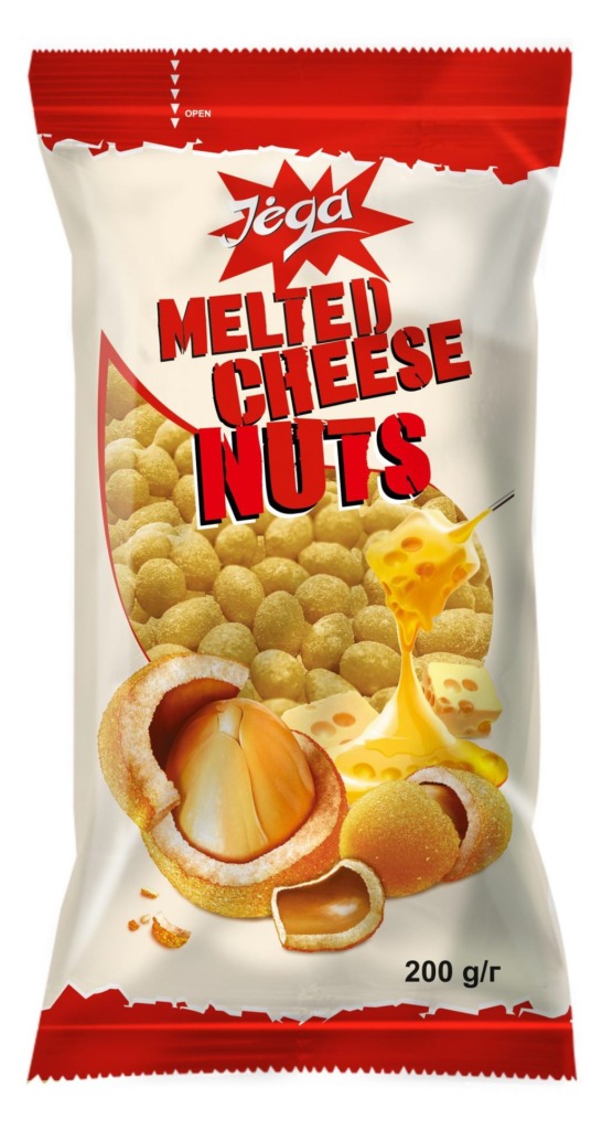JĖGA žemės riešutai luobelėje lydyto sūrio skonio, 200 g.