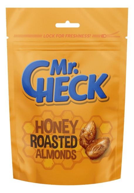 Mandorle tostate al miele Mr.Check, 150 g.