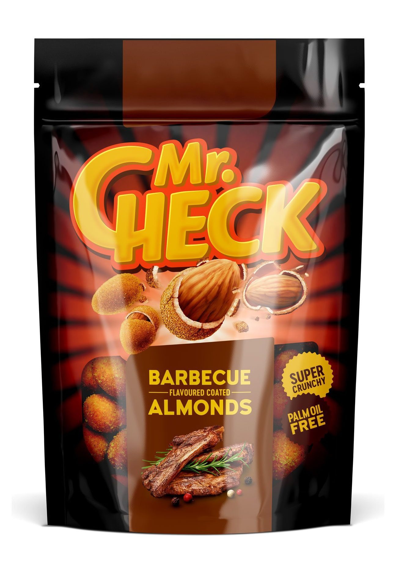 Mr.CHECK ALMONDS Barbecue 150g.