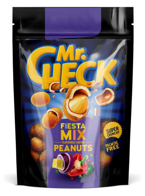 Arachidi ricoperte Mr.Check al gusto Fiesta Mix, 150 g