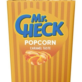 Pop corn caramellati Mr.Check in scatola, 200 g