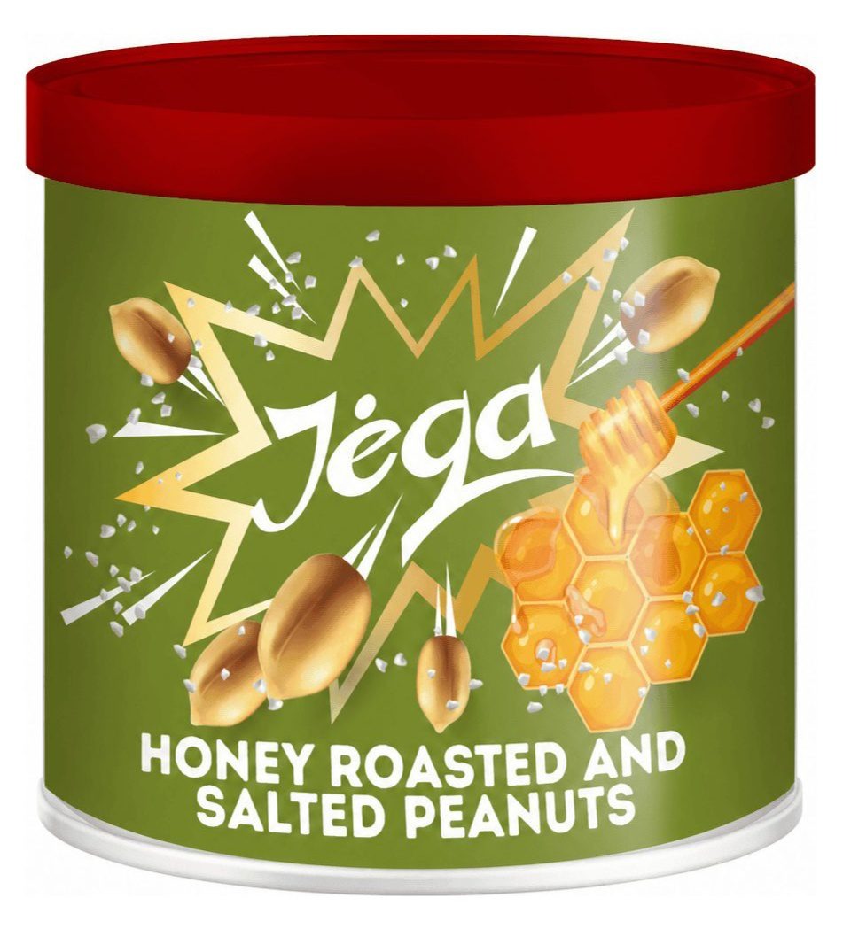 Medaus skonio skrudinti žemės riešutai „Jėga“, 140 g