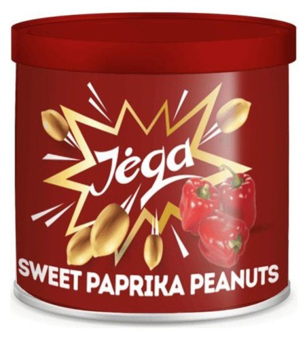 Arachidi tostate JĖGA al gusto paprika dolce, 140 g.