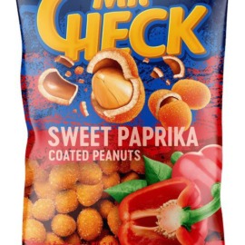 Mr.Check žemės riešutai luobelėje saldžiosios paprikos skonio, 180 g