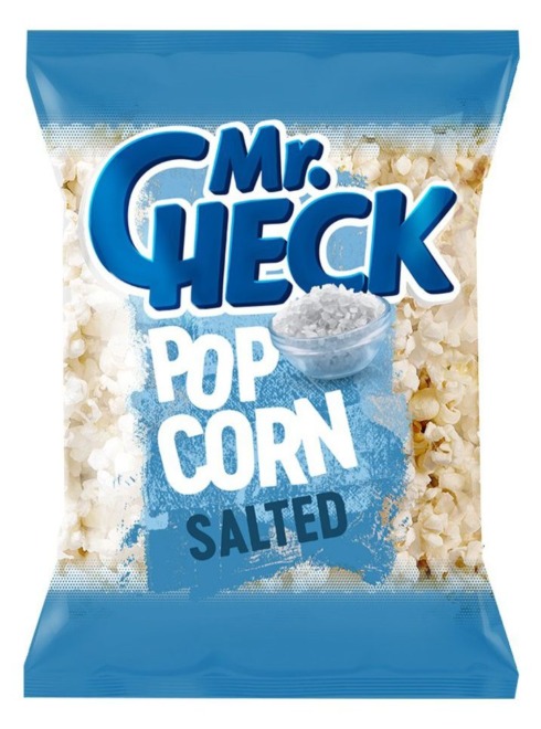 Pop corn Mr.Check con sale in busta, 150 g